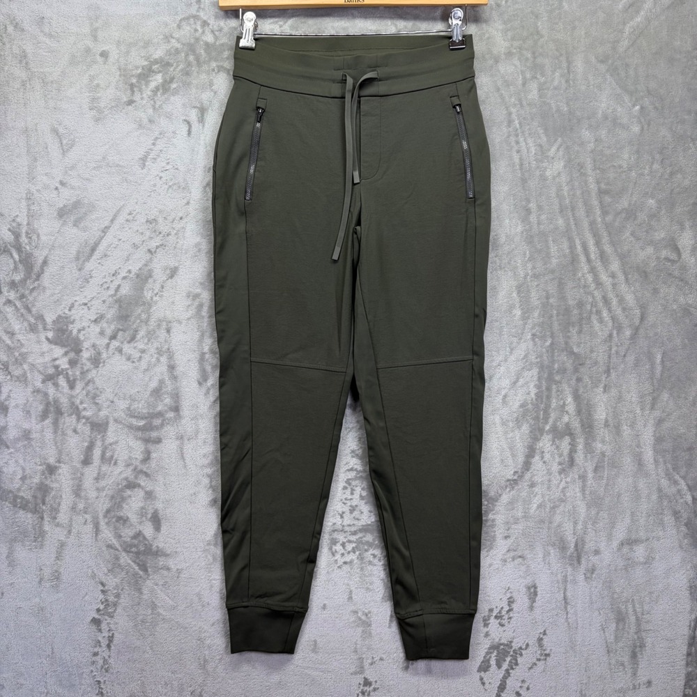 Athleta Headlands Hybrid Trek Jogger Pants Green 486183 Womens Size 2
